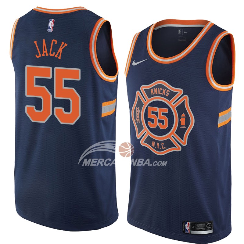 Maglia New York Knicks Jarrett Jack Citta 2018 Blu
